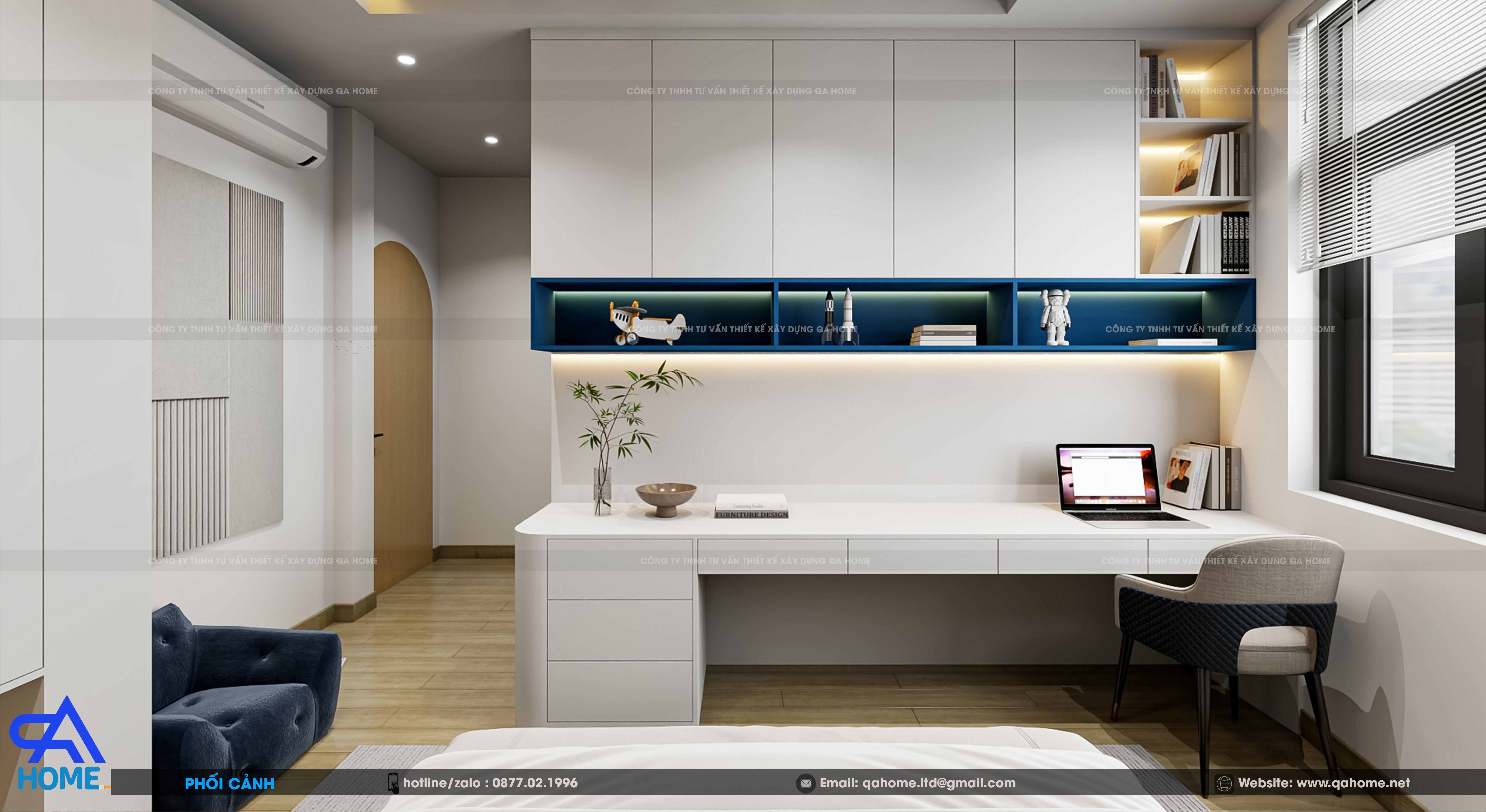 Thiết kế bàn làm việc