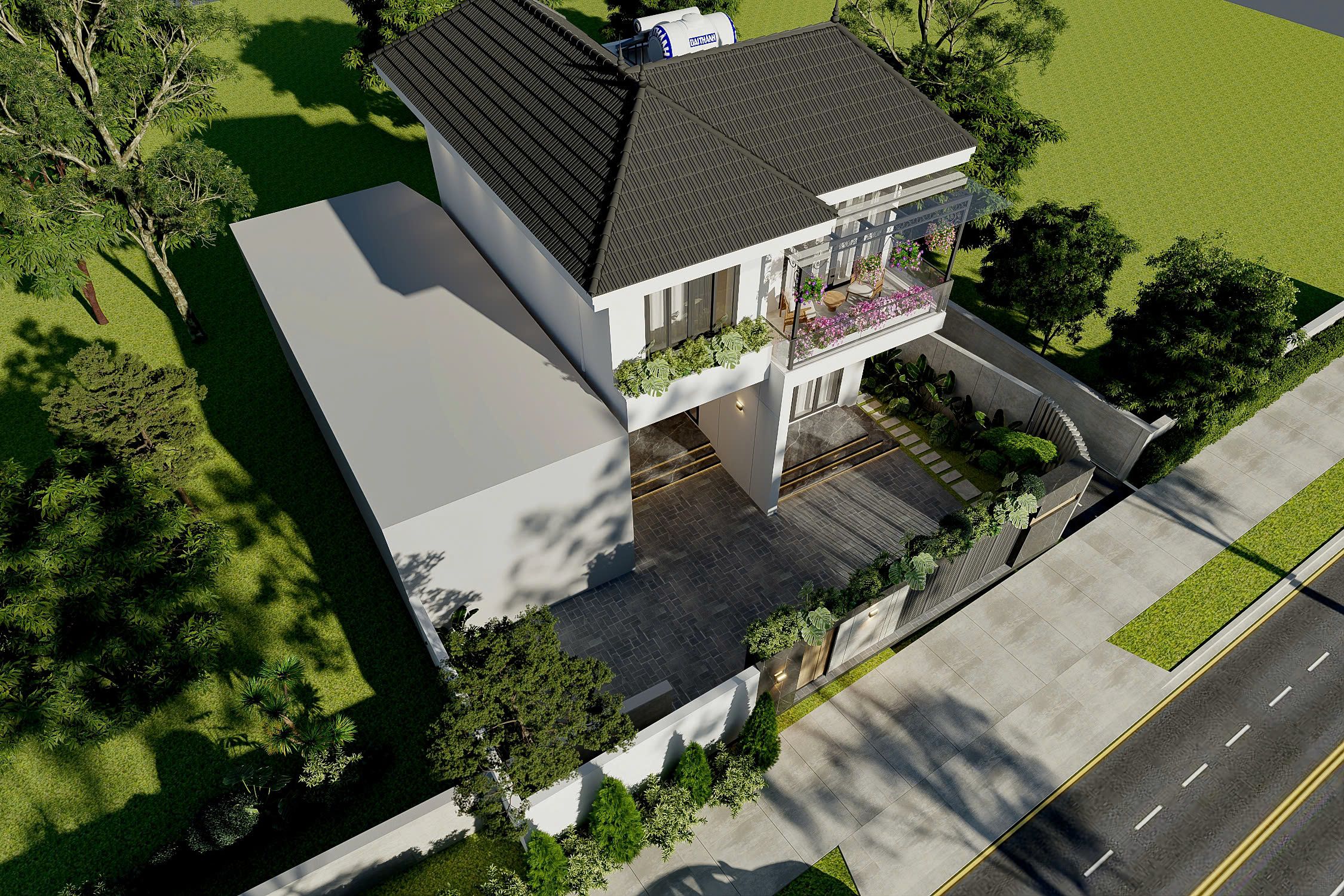 Mẫu Nhà 2 Tầng Mái Nhật Hiện Đại – Anh Chị Oanh Hoàng, P. Thành Sen, Hà Tĩnh