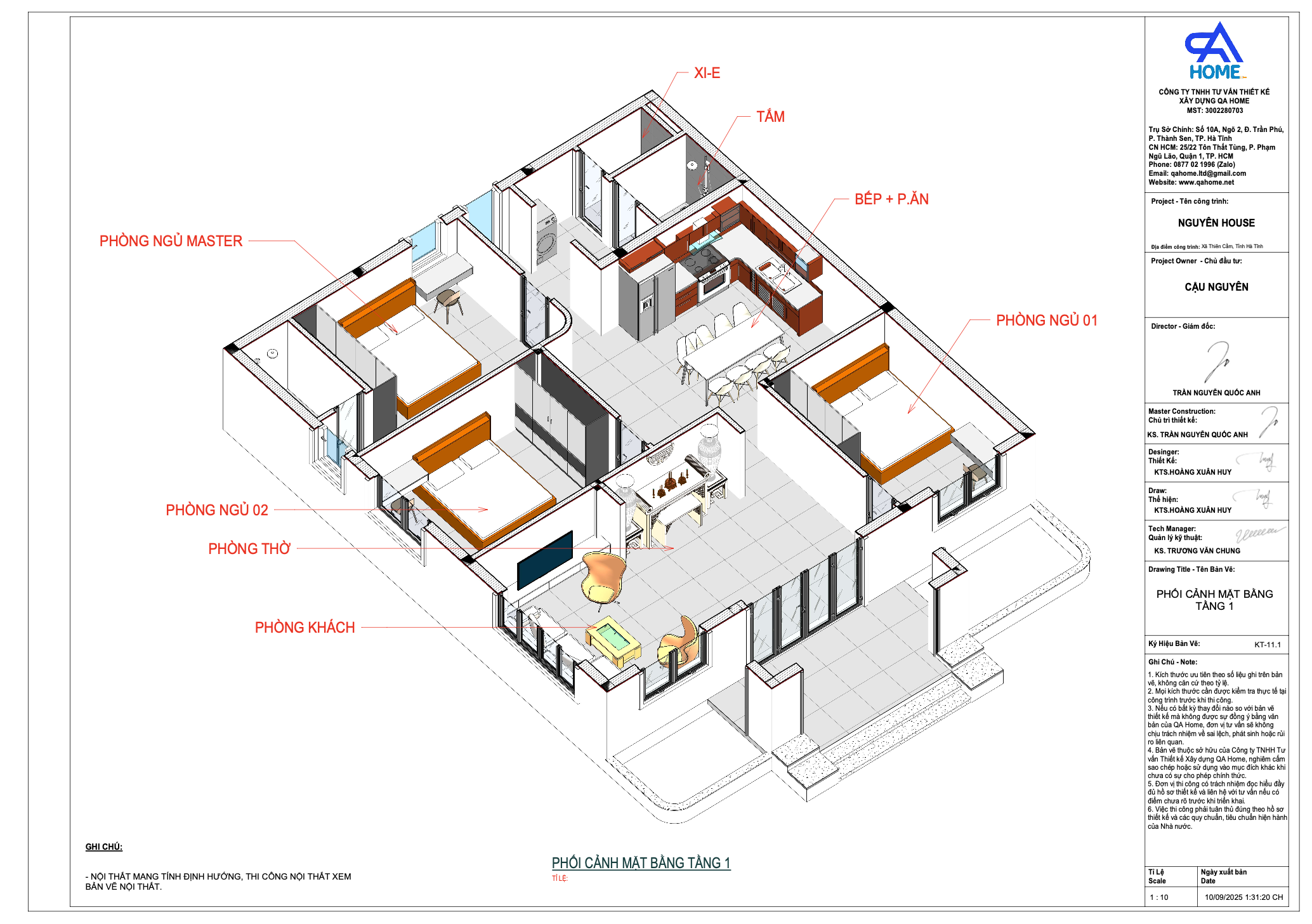 Dự Án Nhà Cấp 4 Mái Nhật Hiện Đại – Anh Nguyên | Phường Hưng Trí, Hà Tĩnh