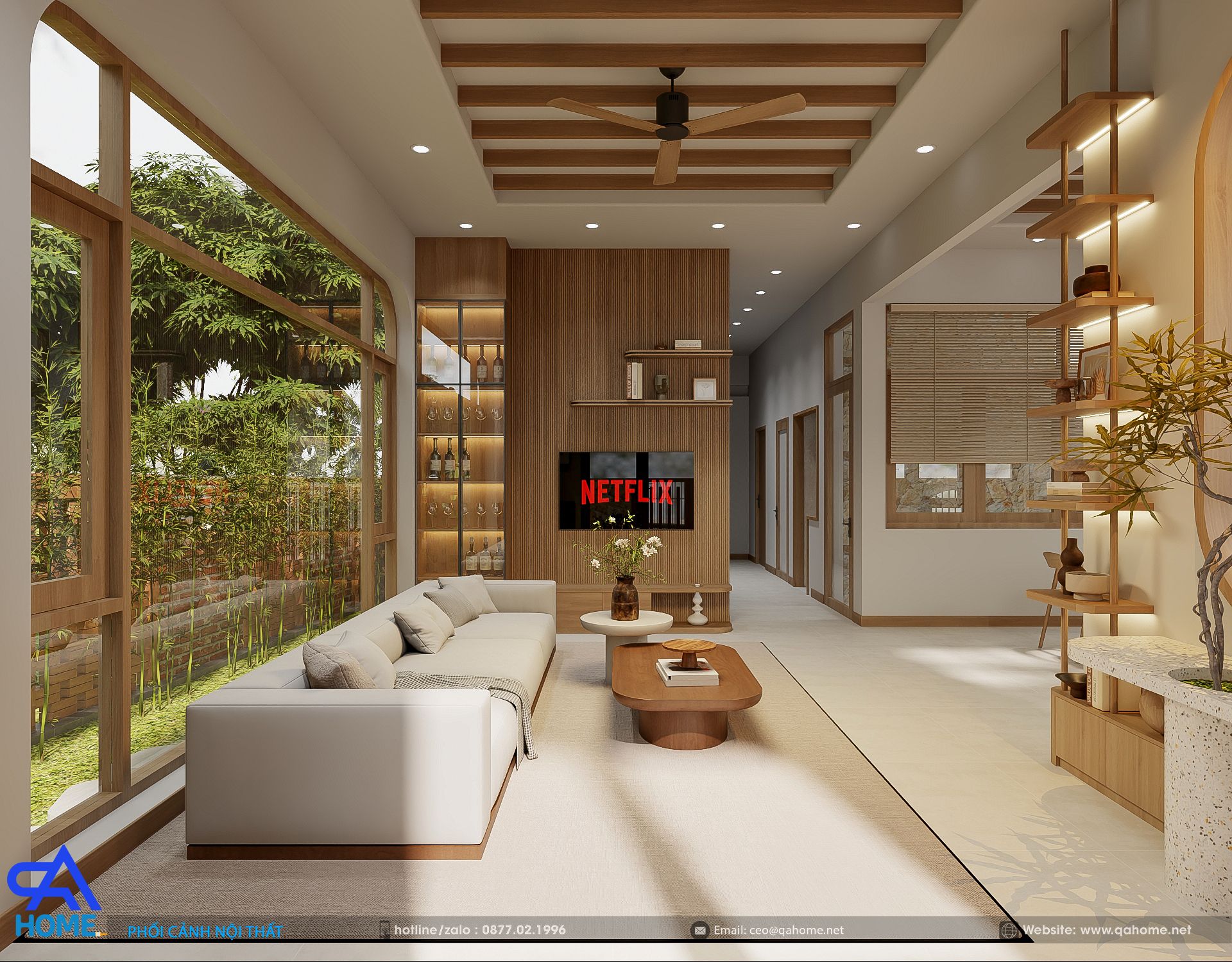 Nhà cấp 4 hiện đại mái ngói