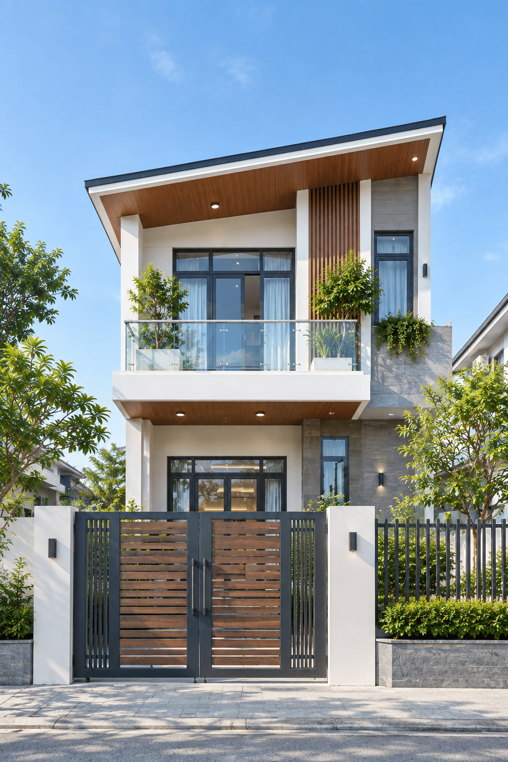 Nhà phố hiện đại QA Home