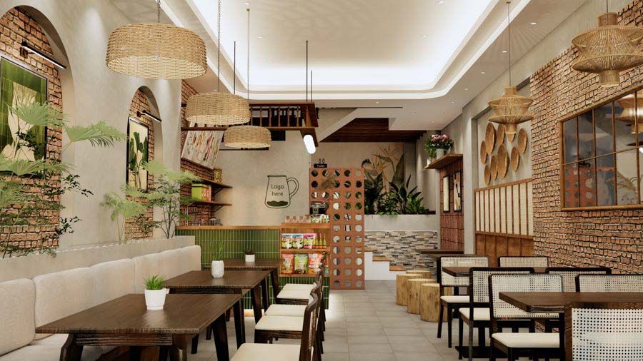 Thi công quán Cafe