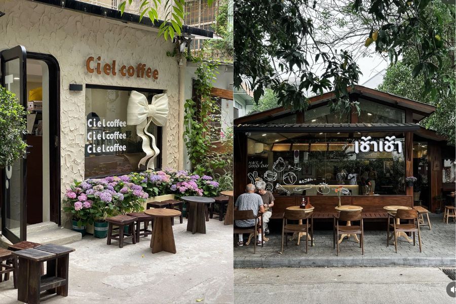 Thi công quán Cafe